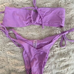 SHEIN Lavender Bikini Set
